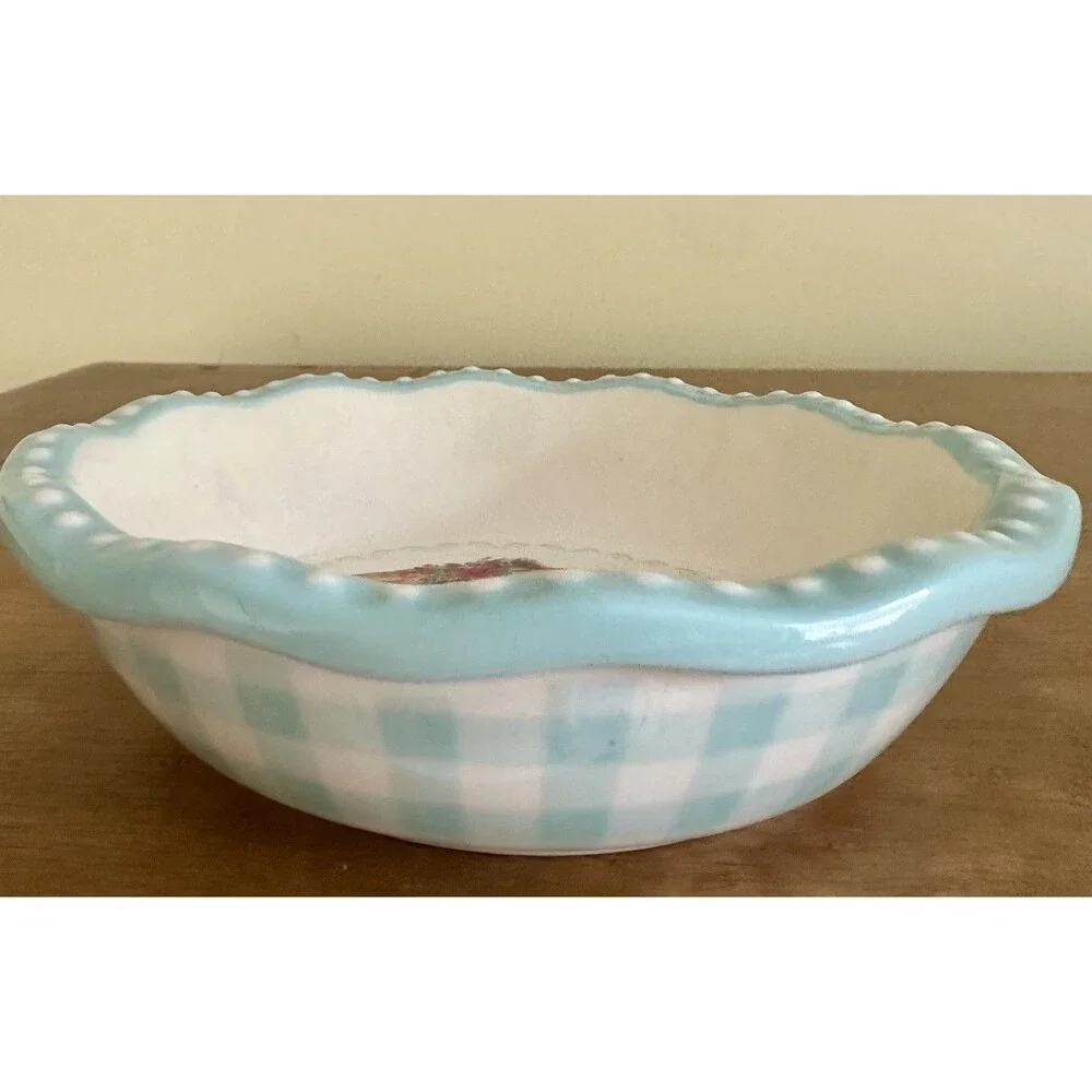 Pioneer Woman SWEET ROMANCE BLOSSOMS Mini Pie Bowl 4.75” Cow Cottagecore Grandma
